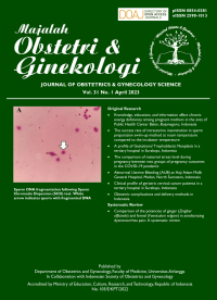 Image of Majalah Obstetri & Ginekologi Vol 31 No.1