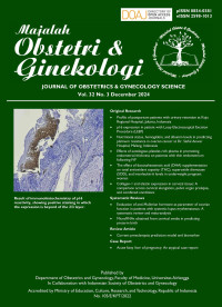Image of Majalah Obstetri & Ginekologi Vol. 32 No. 3
