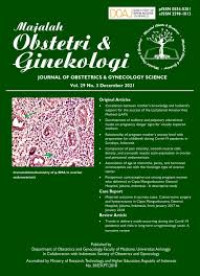 Image of Majalah Obstetri & Ginekologi Vol 29 No.3